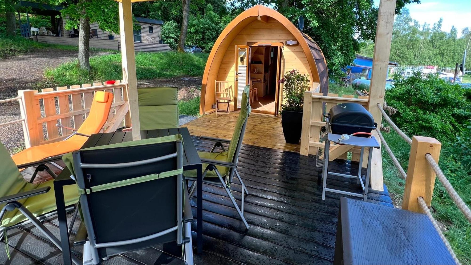 Tiny House Carlos - Zauberhaftes Camping-Pod Stuer Экстерьер фото