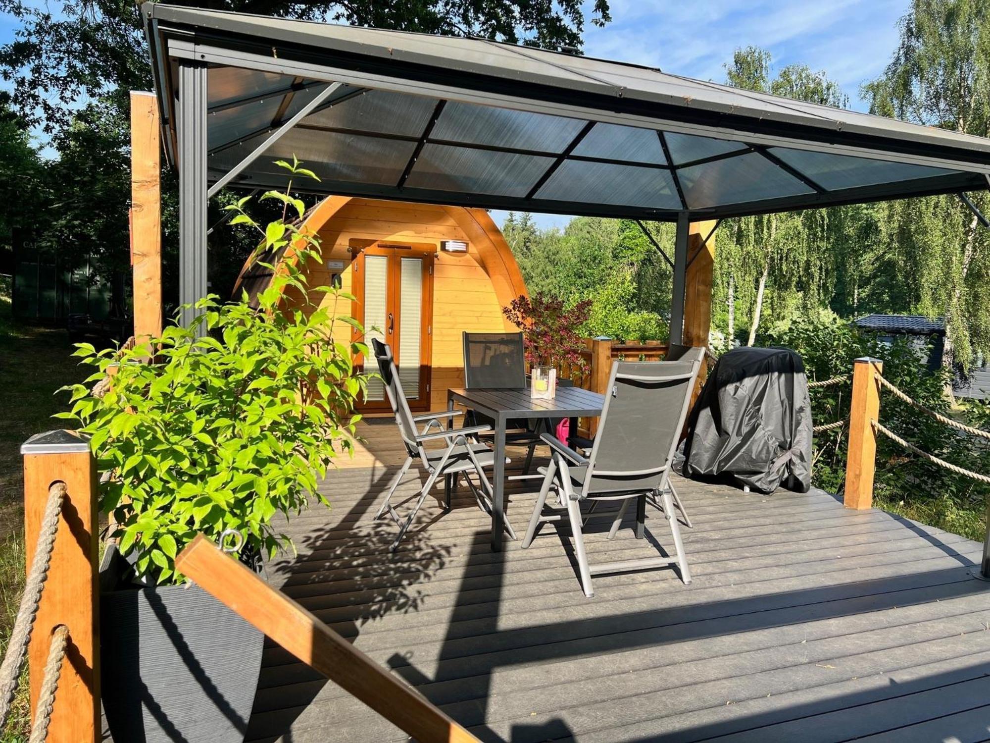 Tiny House Carlos - Zauberhaftes Camping-Pod Stuer Экстерьер фото