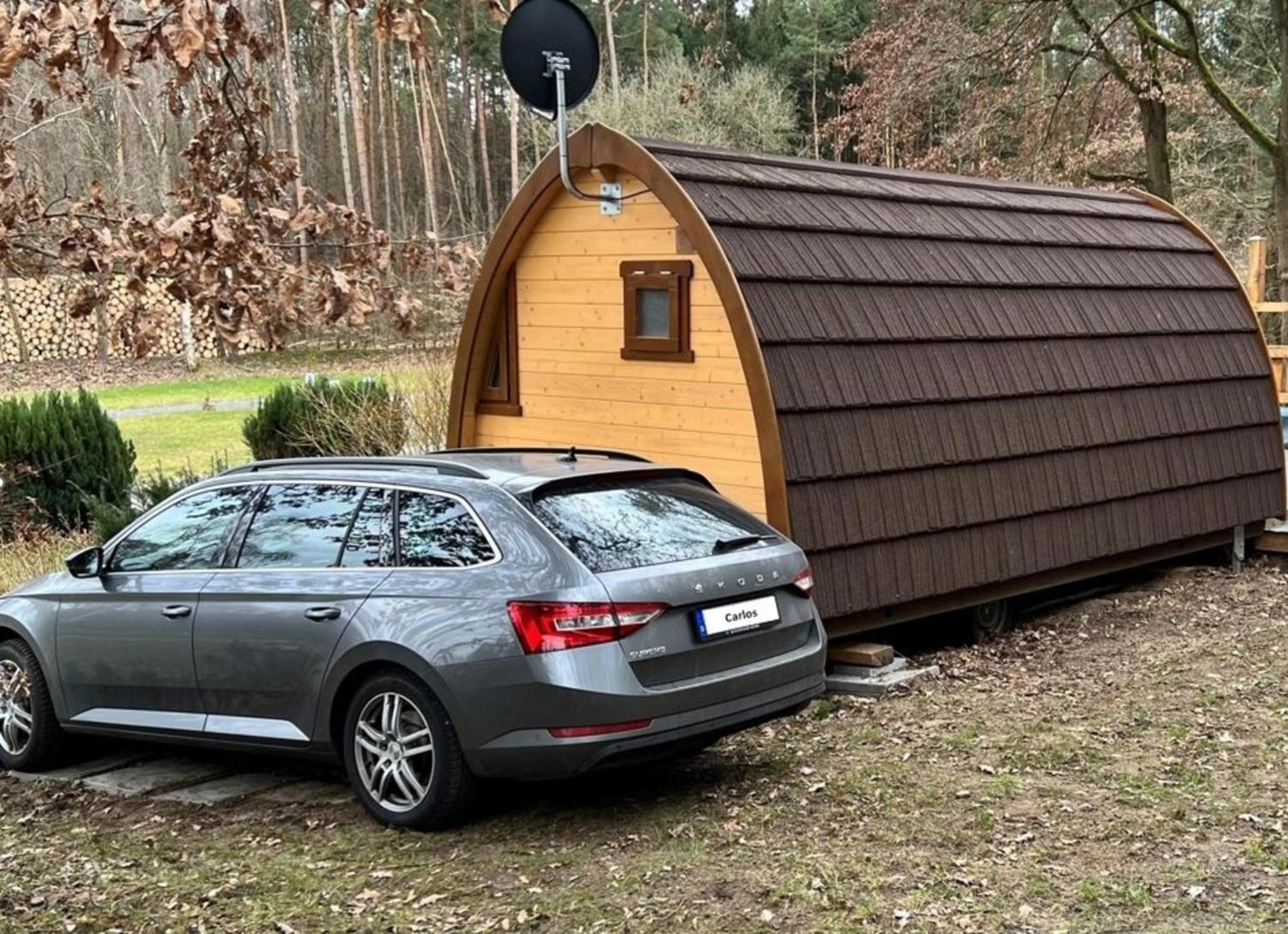 Tiny House Carlos - Zauberhaftes Camping-Pod Stuer Экстерьер фото